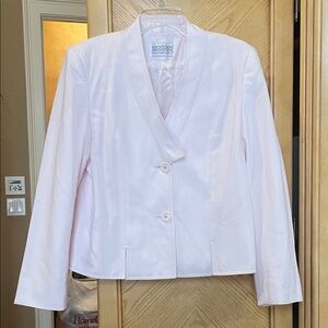 Vintage new expressions Bobbie brooks light pink blazer jacket size 11/12